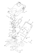 Part Location Diagram of 753-06906 MTD Shroud